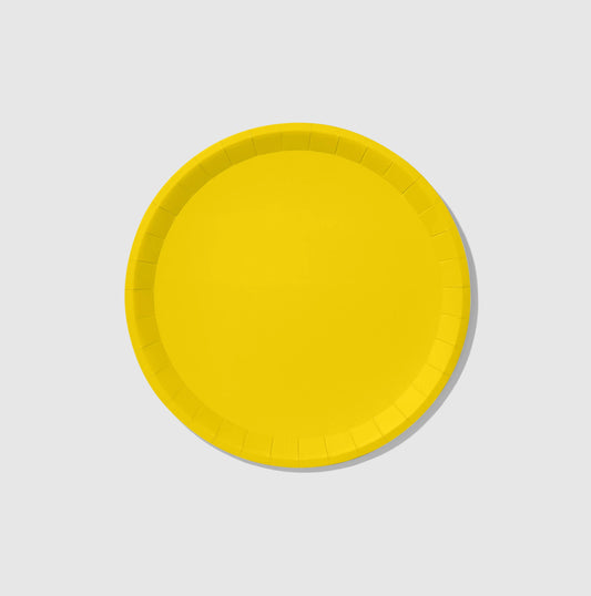 Sunshine Yellow Classic Large Plates (10 per pack) Coterie