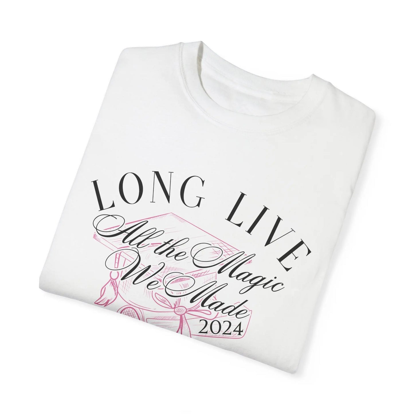 Swift Long Live Senior 2024 Garment-Dyed T-shirt Printify