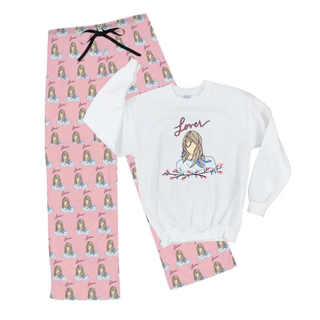 Swiftie Lover Women's Pajama Pants (AOP) Printify