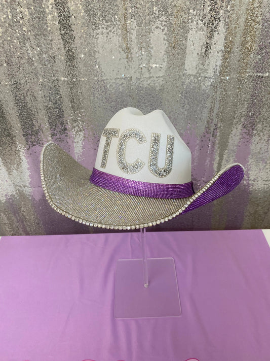 TCU Hat Rhinestone Cowgirl