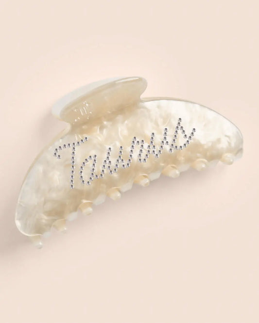 Taurus Claw Clip - rhinestone claw clip xo, Fetti