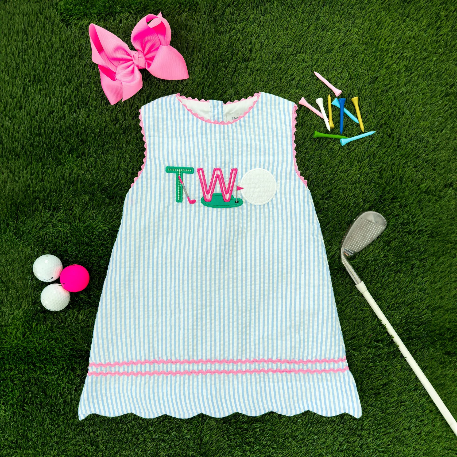 Teeing Up To Two Birthday Golf Dress - Latchkey