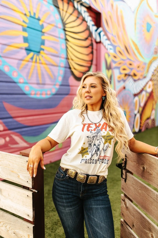 Texas Prison Rodeo Graphic Tee Wild Junkie