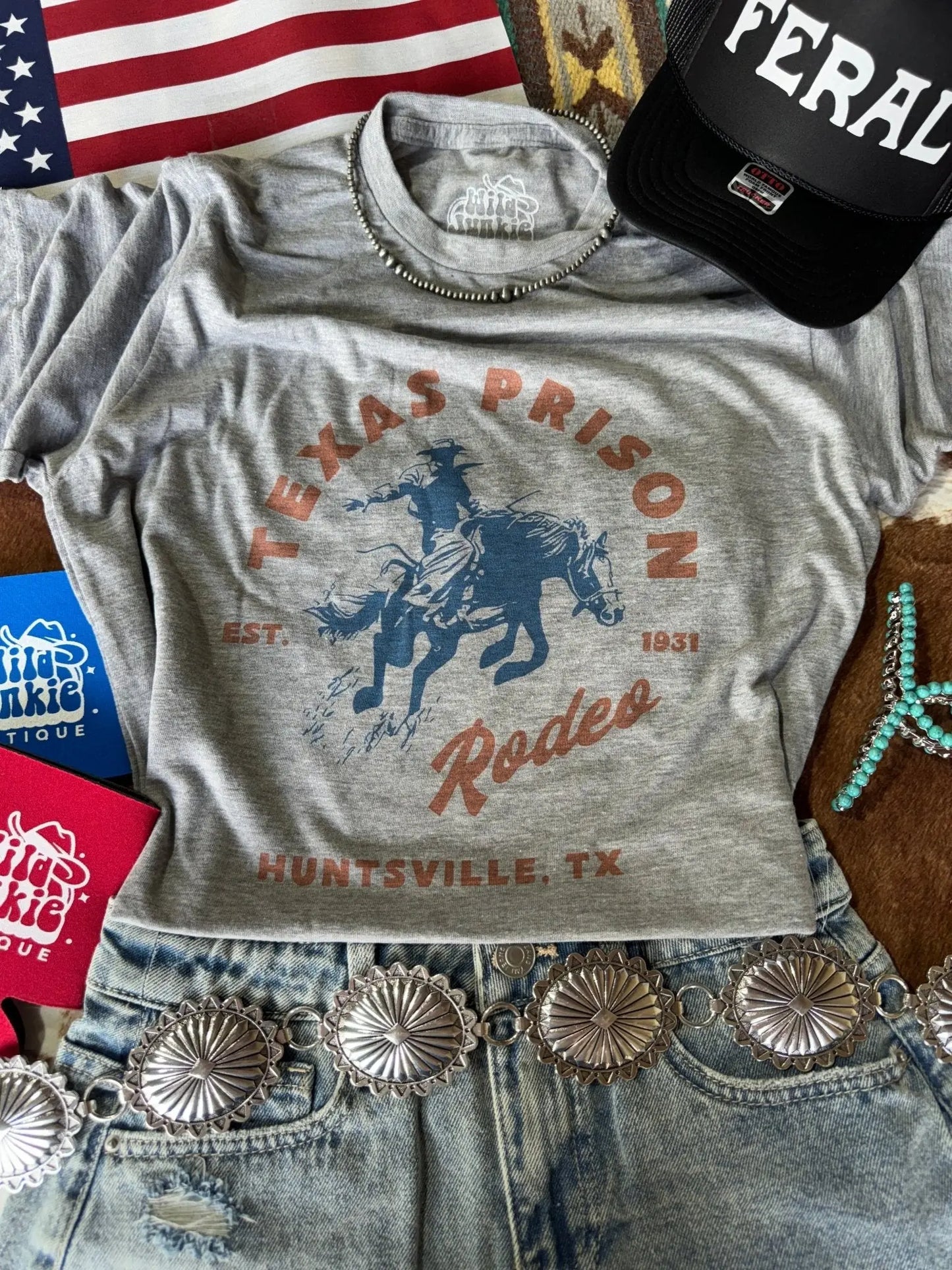 Texas Prison Rodeo Huntsville Graphic Tee Wild Junkie