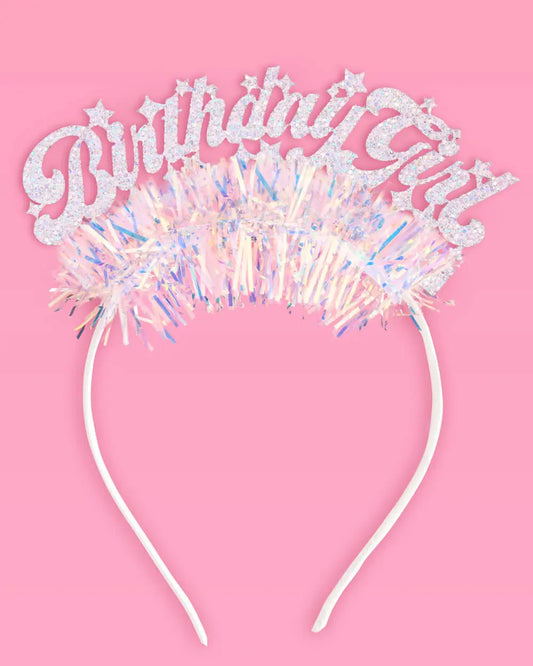 That Bday Girl Headband - fringe headband xo, Fetti