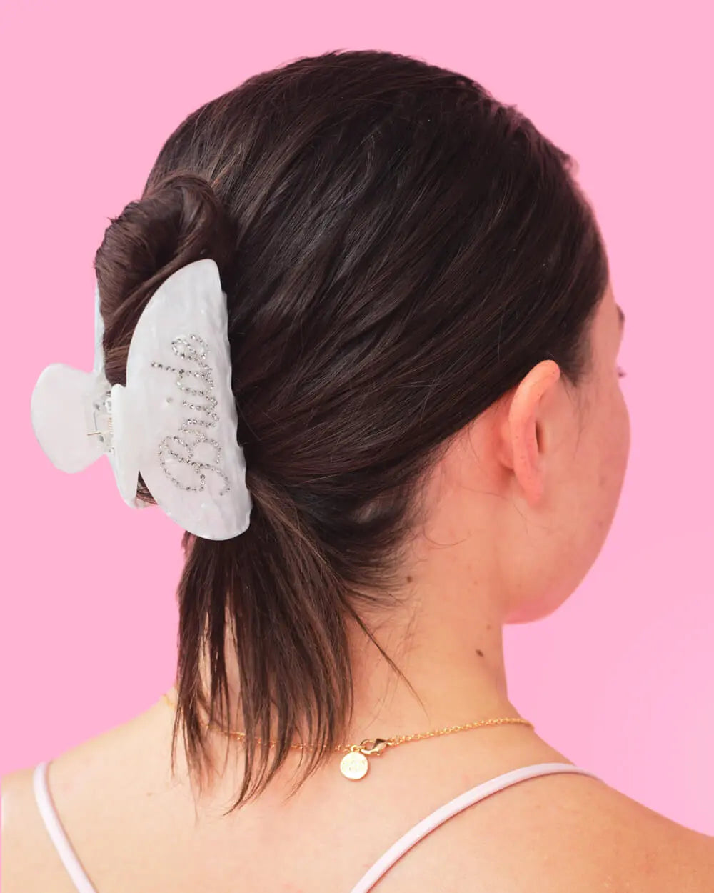 That Bride Clip - pearlescent claw clip xo, Fetti