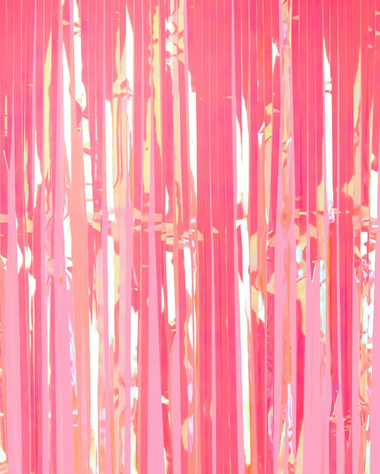 That's Hot Curtain - iridescent foil curtain xo, Fetti