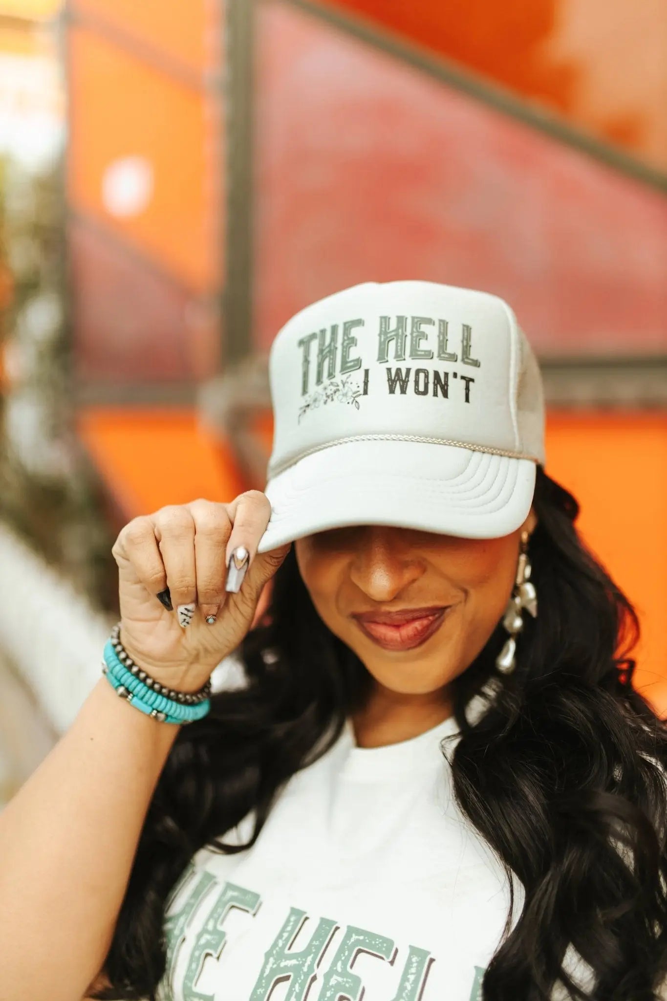 The Hell I Won't Trucker Hat Wild Junkie