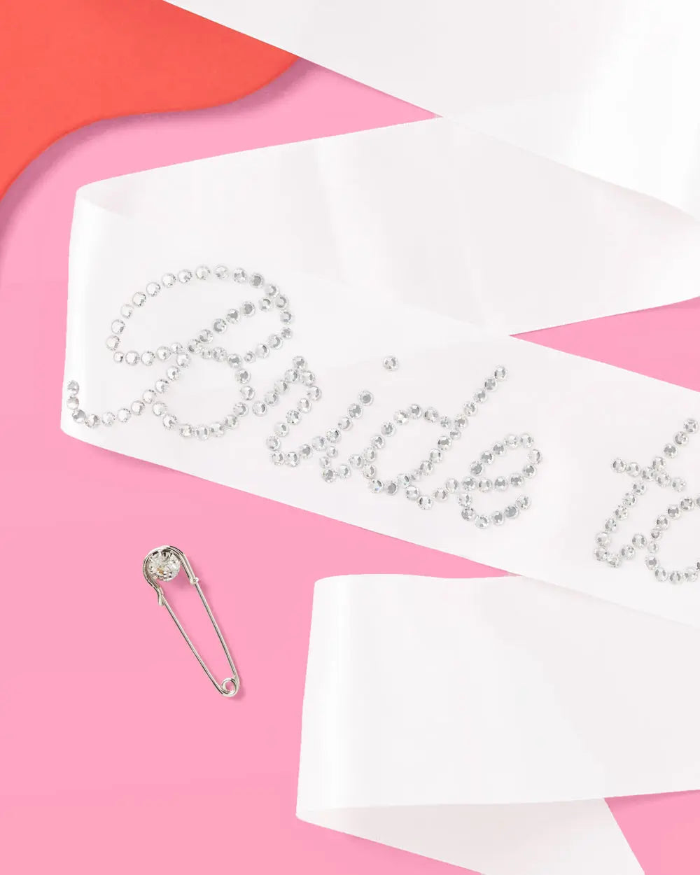 The Noncommittal Pack - veil headband + sash xo, Fetti