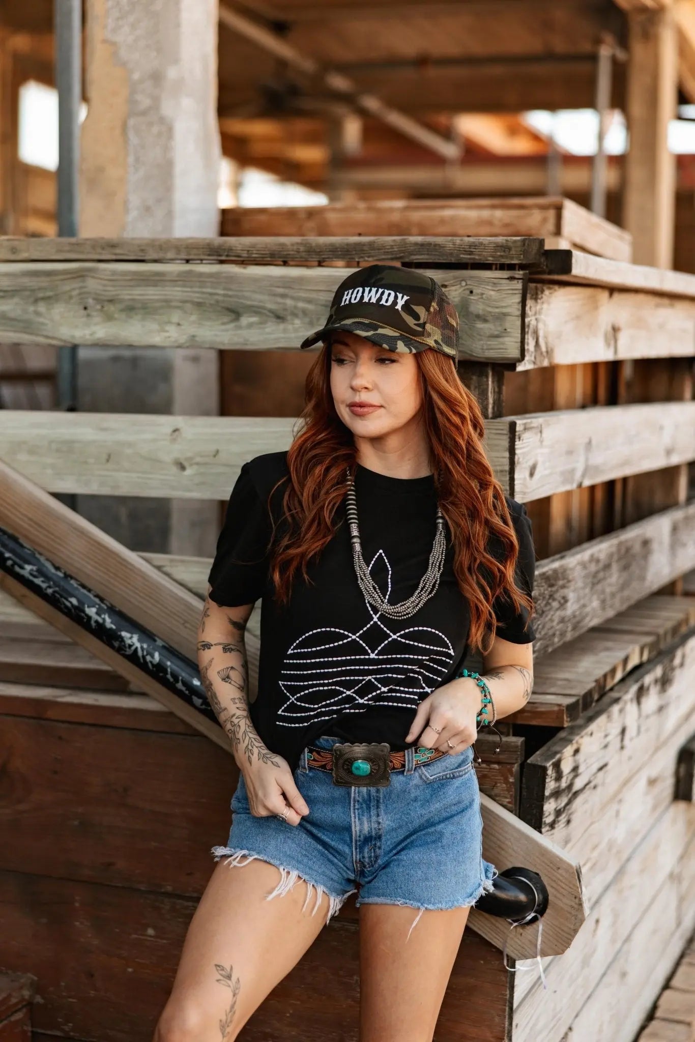 The Original, Viral Boot Stitch Western Graphic Tee Wild Junkie