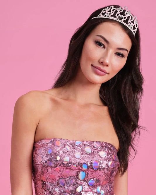 The Penis Tiara - rhinestone tiara xo, Fetti