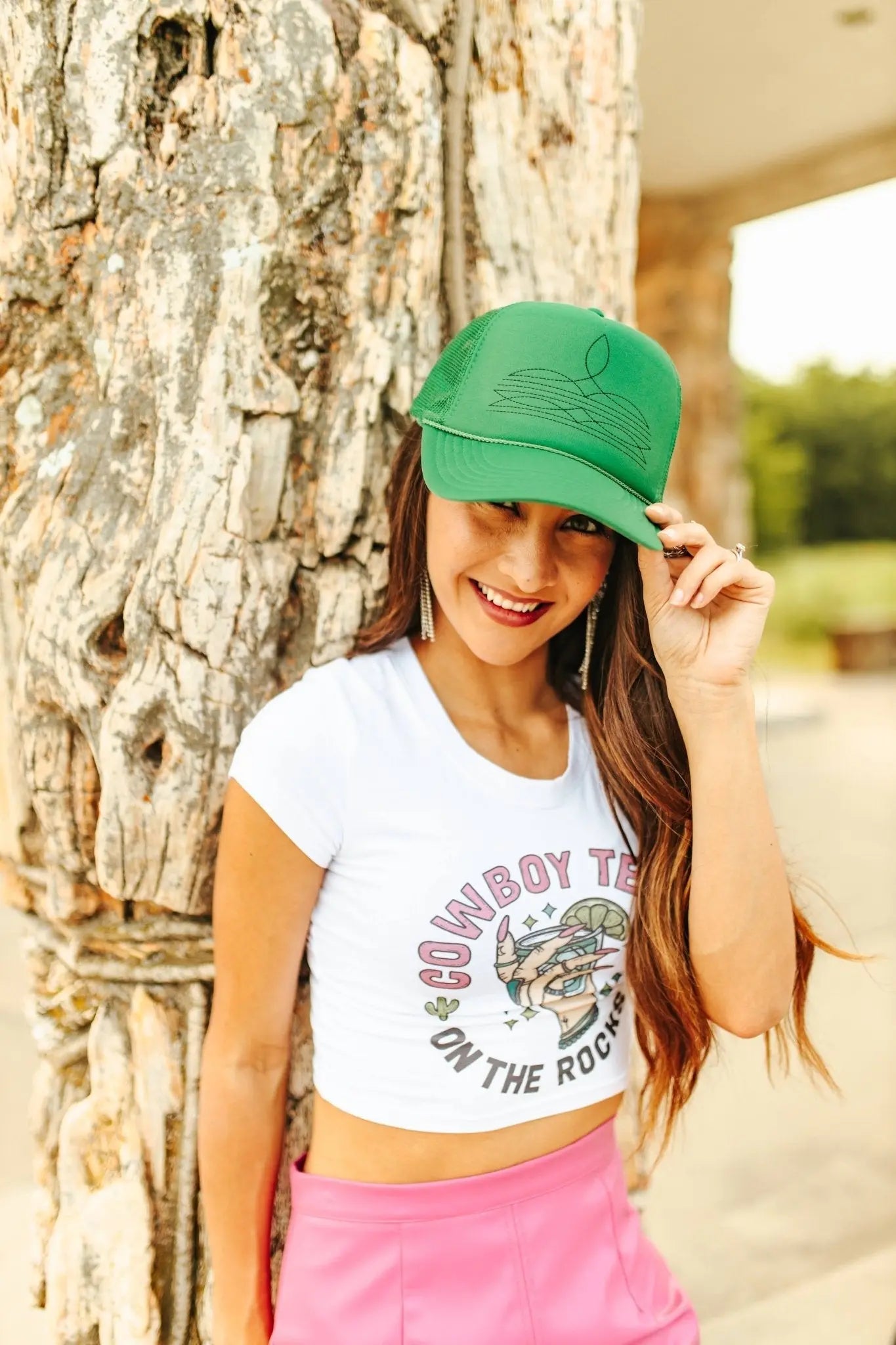 The Viral Boot Stitch Trucker Hat Wild Junkie