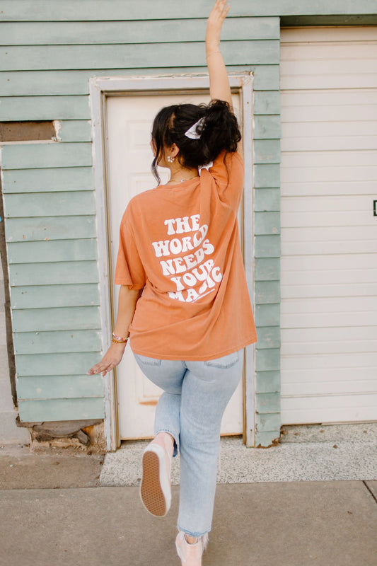 The World Needs Your Magic Graphic Tee Shop Karma Tees