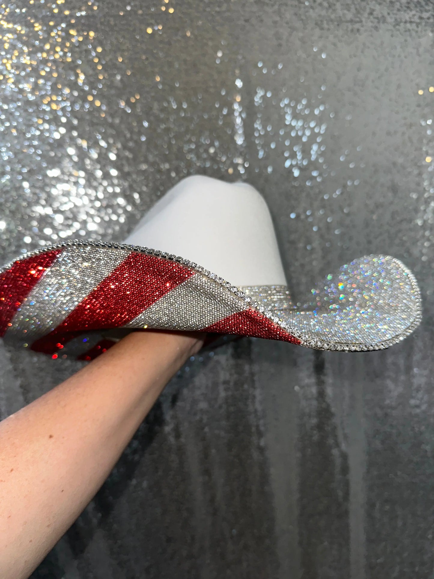The "America" Hat - Crystal On Top Rhinestone Cowgirl