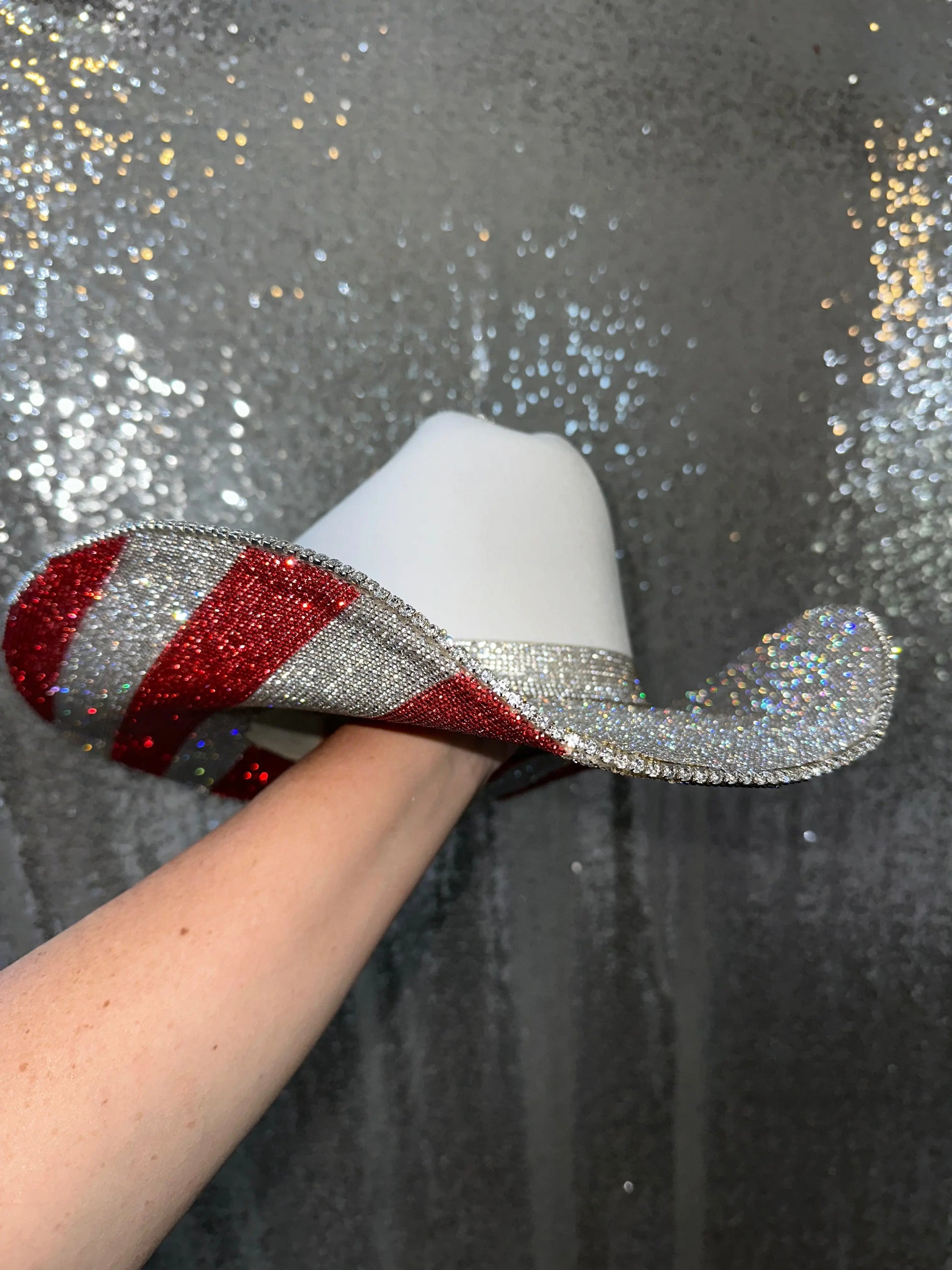 The "America" Hat - Crystal On Top Rhinestone Cowgirl