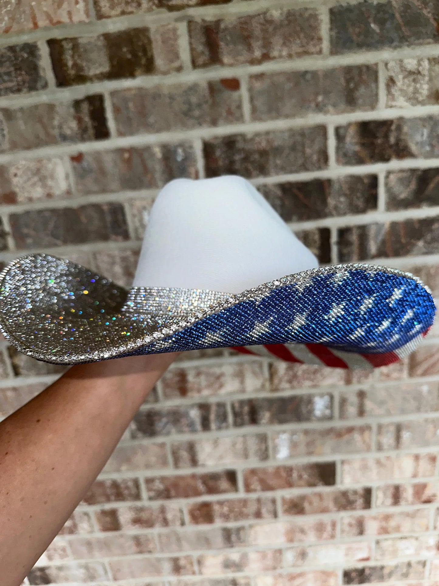 The "America" Hat - Crystal On Top Rhinestone Cowgirl