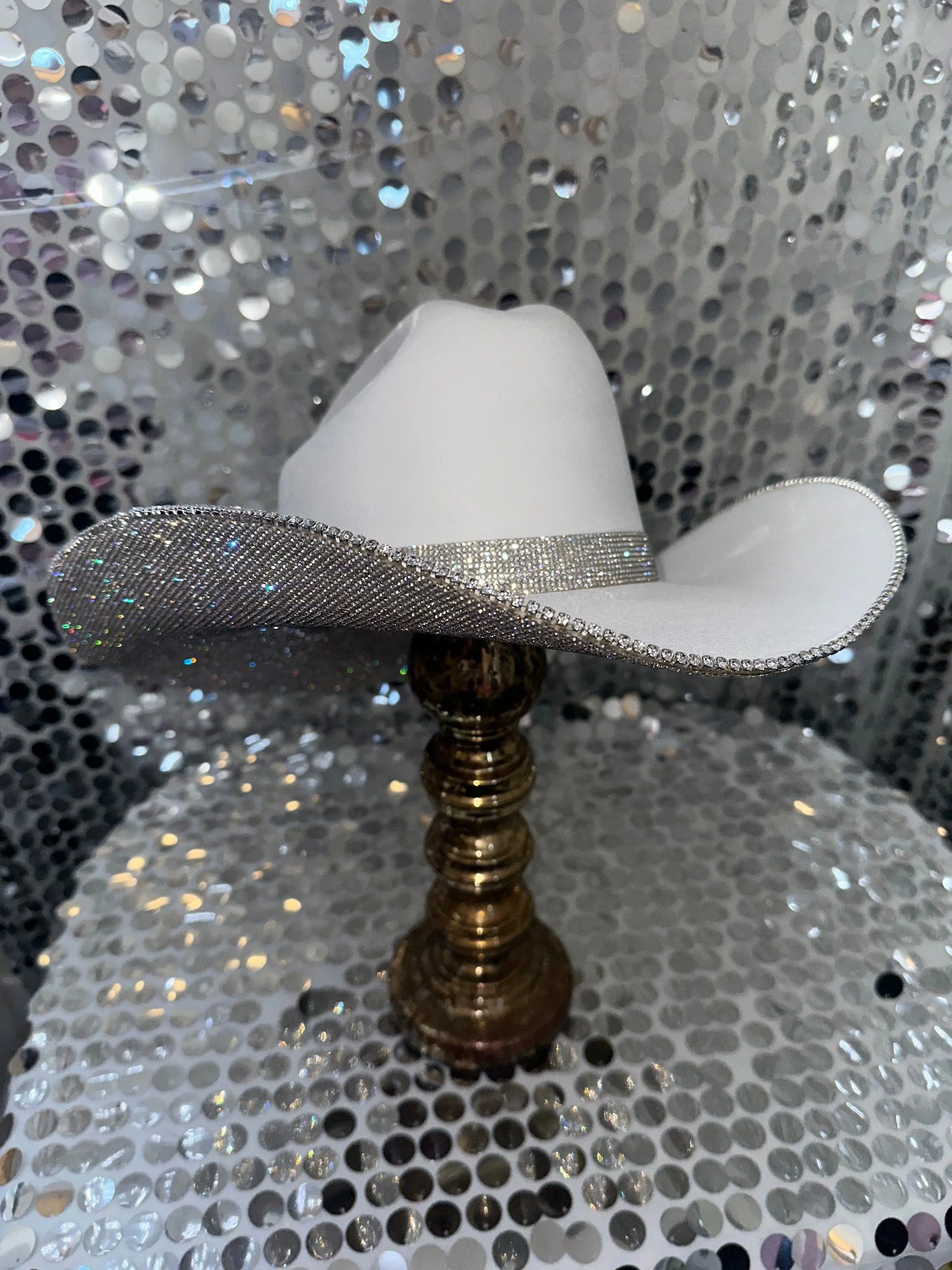 The original "Rhinestone Cowgirl" - underneath brim only Rhinestone Cowgirl
