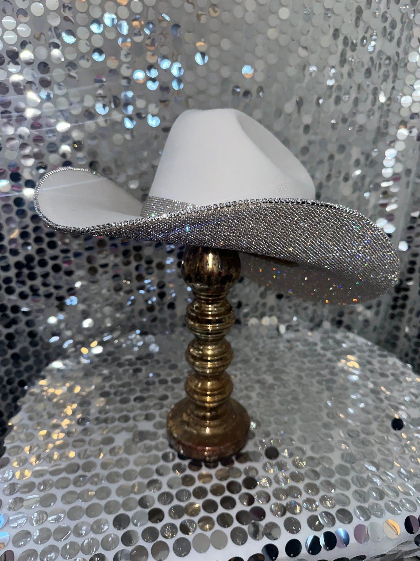 The original "Rhinestone Cowgirl" - underneath brim only Rhinestone Cowgirl