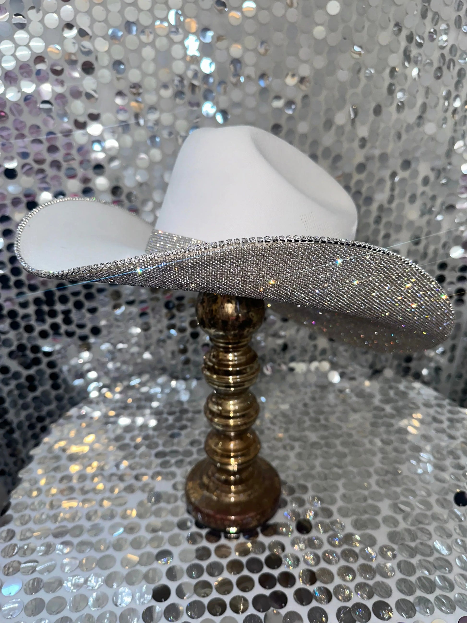 The original "Rhinestone Cowgirl" - underneath brim only Rhinestone Cowgirl