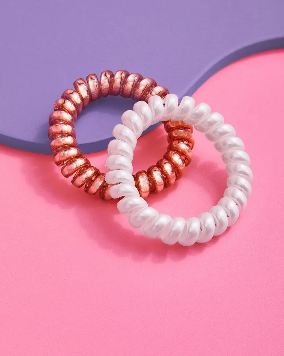 Tied Up Scrunchies - 8 coil scrunchie sets xo, Fetti