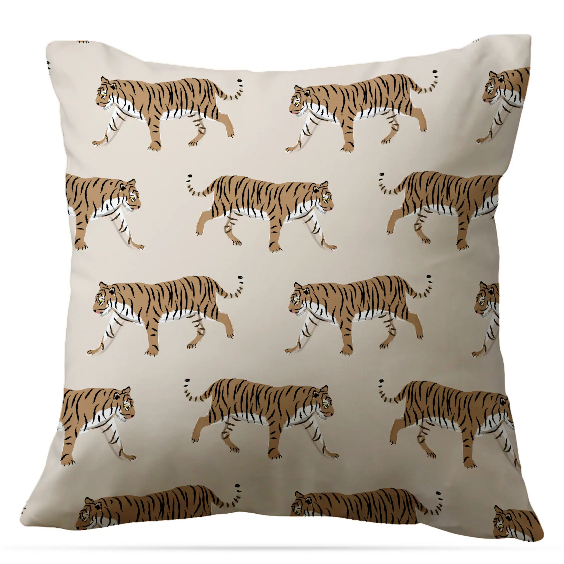 Tiger Indoor/Outdoor Pillow - Square CB Studio