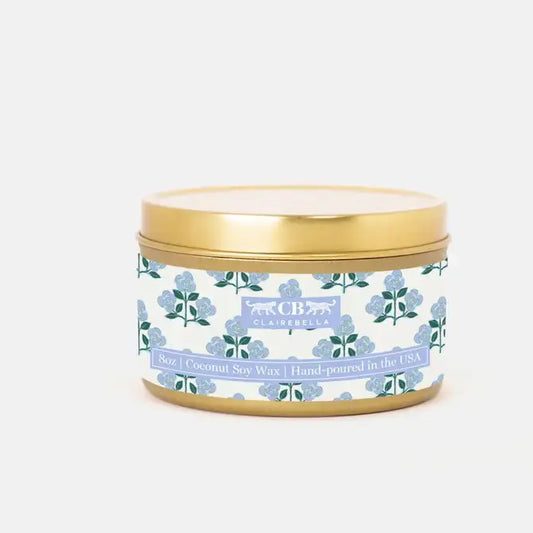 Tin Candle - Betsy Blue (Spa Retreat) CB Studio