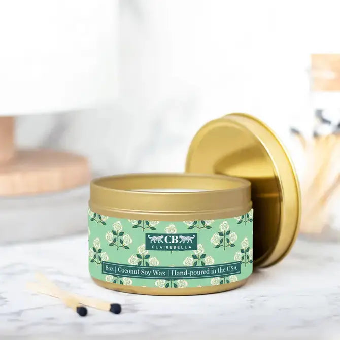 Tin Candle - Betsy Green (Spa Retreat) CB Studio