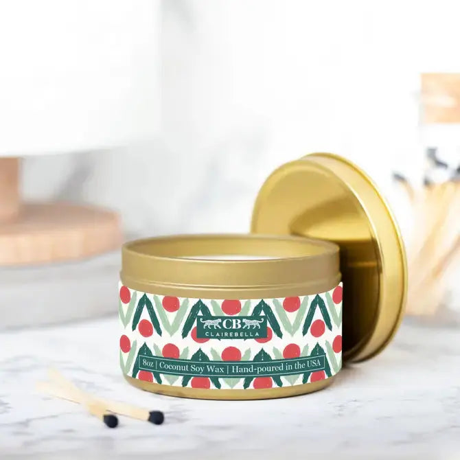 Tin Candle - Lana (Sage & Cypress) CB Studio