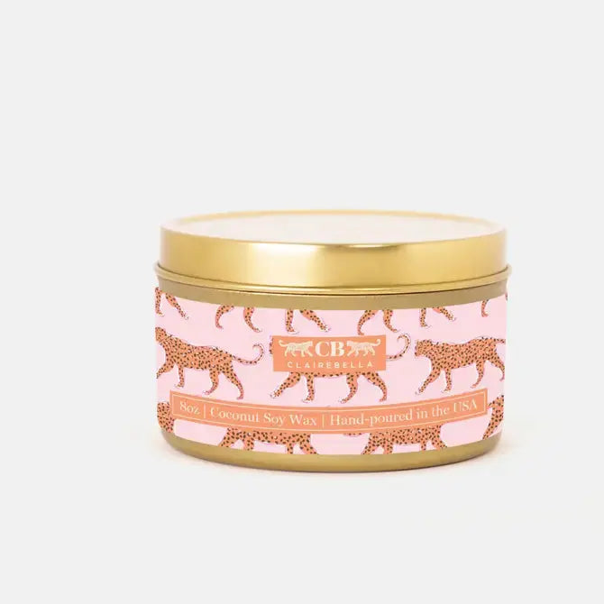 Tin Candle - Leopard (Spiced Oatmilk) CB Studio