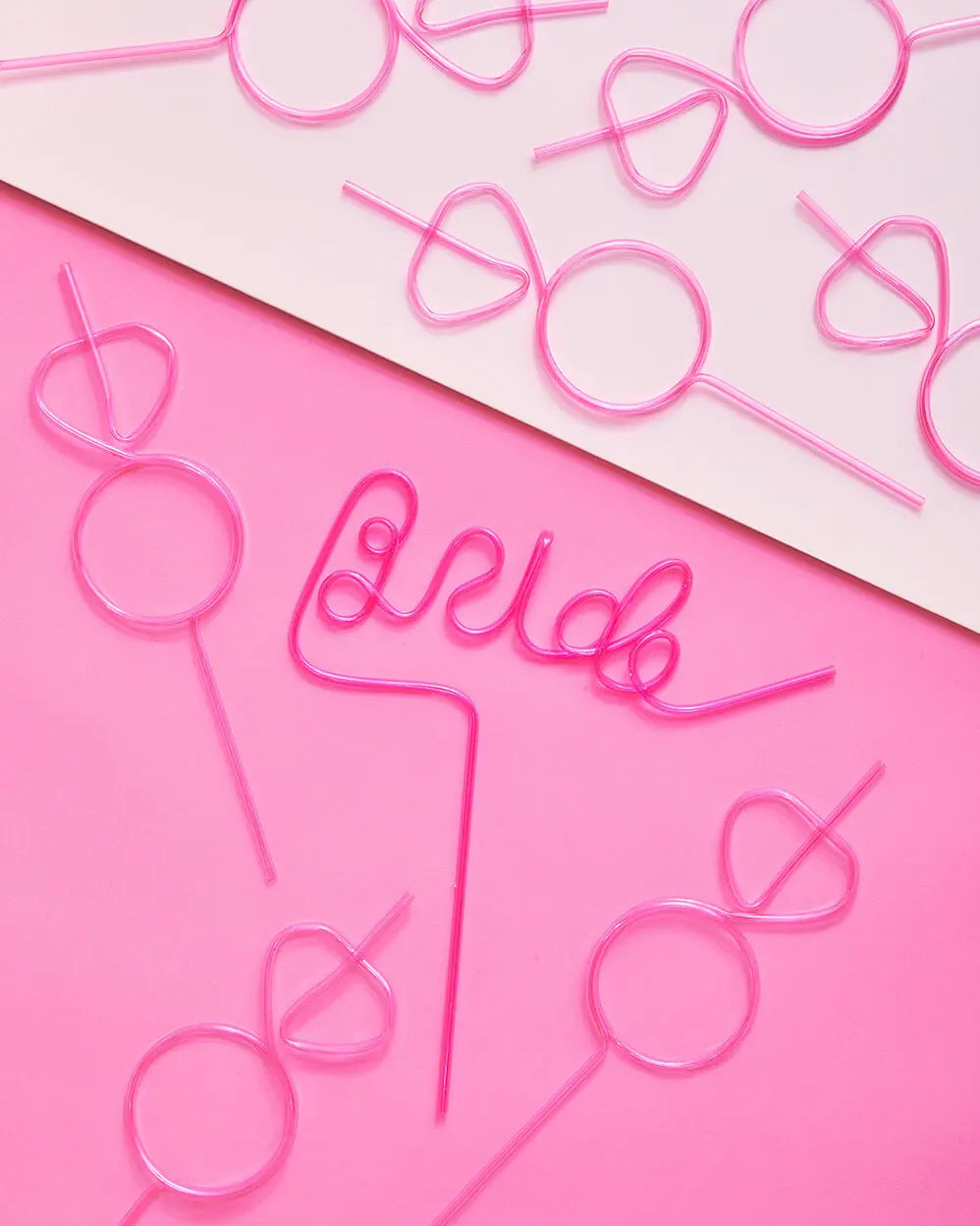 Totally Fetch Set - XL Bride + 7 diamond straws xo, Fetti