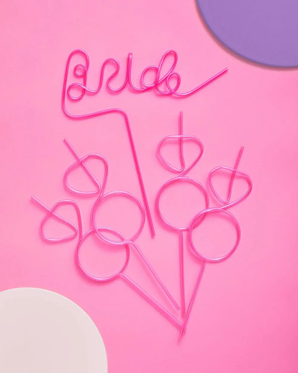 Totally Fetch Set - XL Bride + 7 diamond straws xo, Fetti