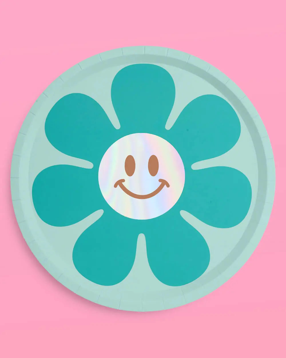 Totally Groovy Plates - 24 foil paper plates xo, Fetti