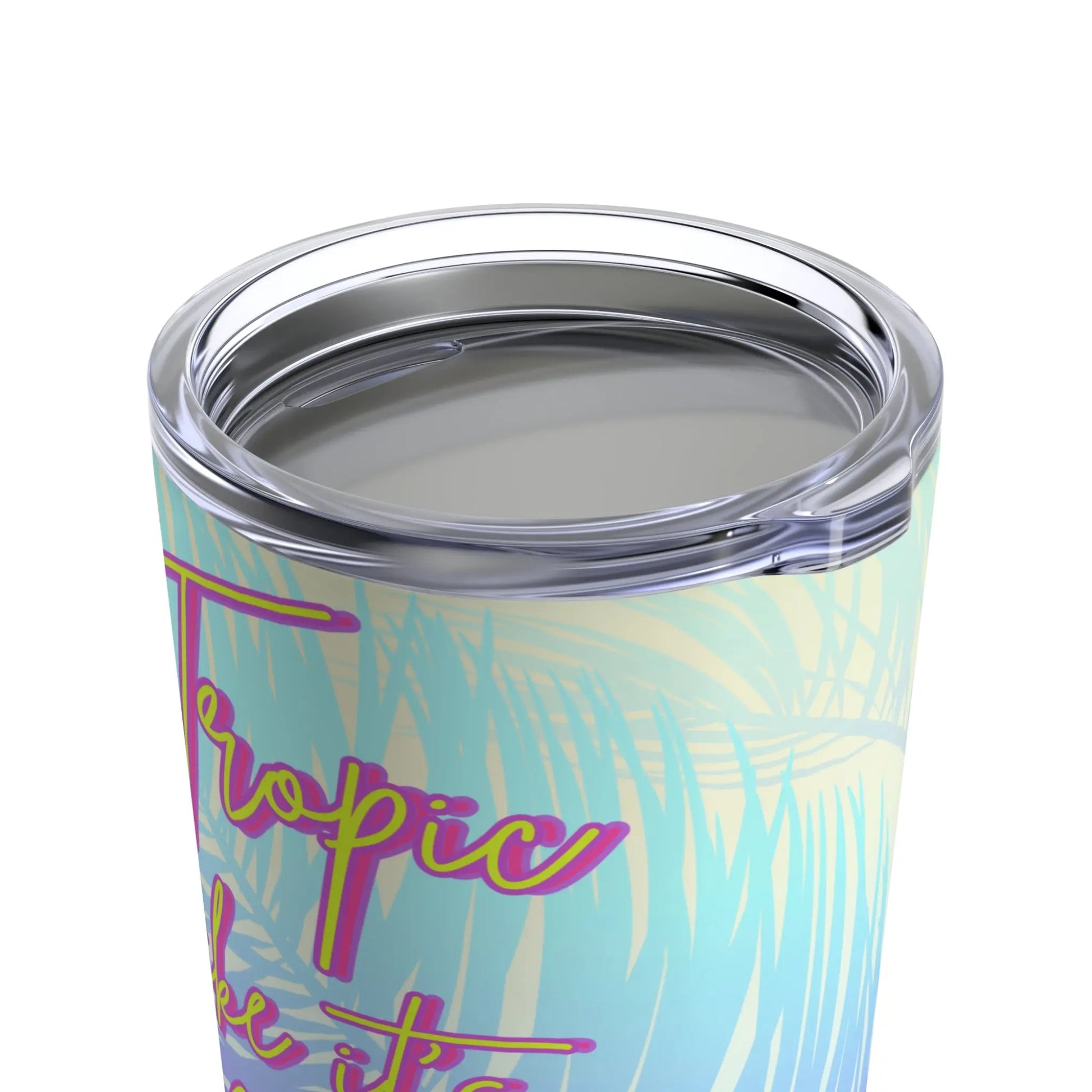 Tropic Like it’s Hot Personalized Tumbler 20oz Printify