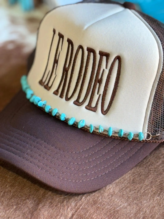 Turquoise Chips Trucker Hat Chain Wild Junkie