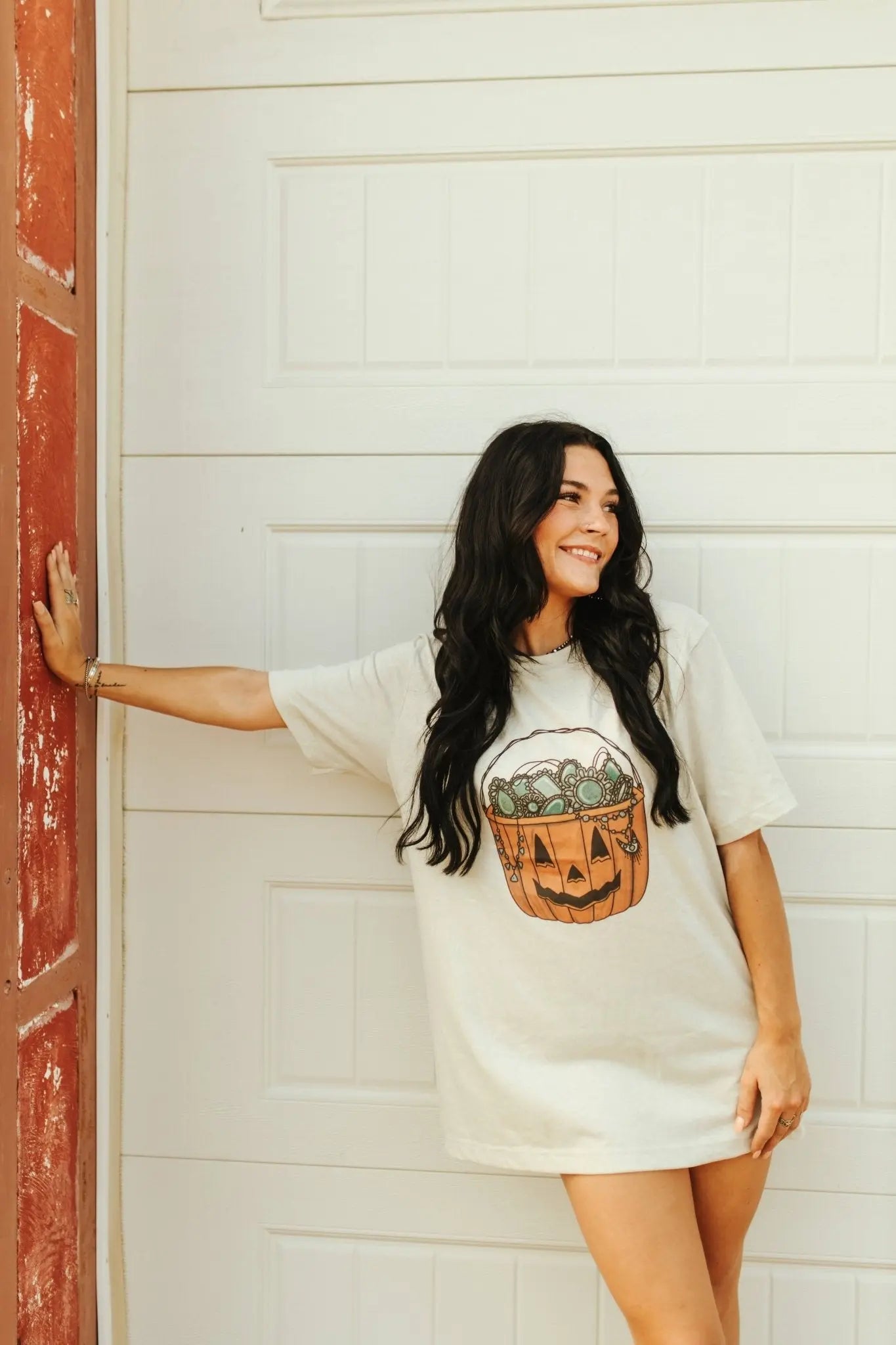 Turquoise Treats Halloween Graphic Tee Wild Junkie