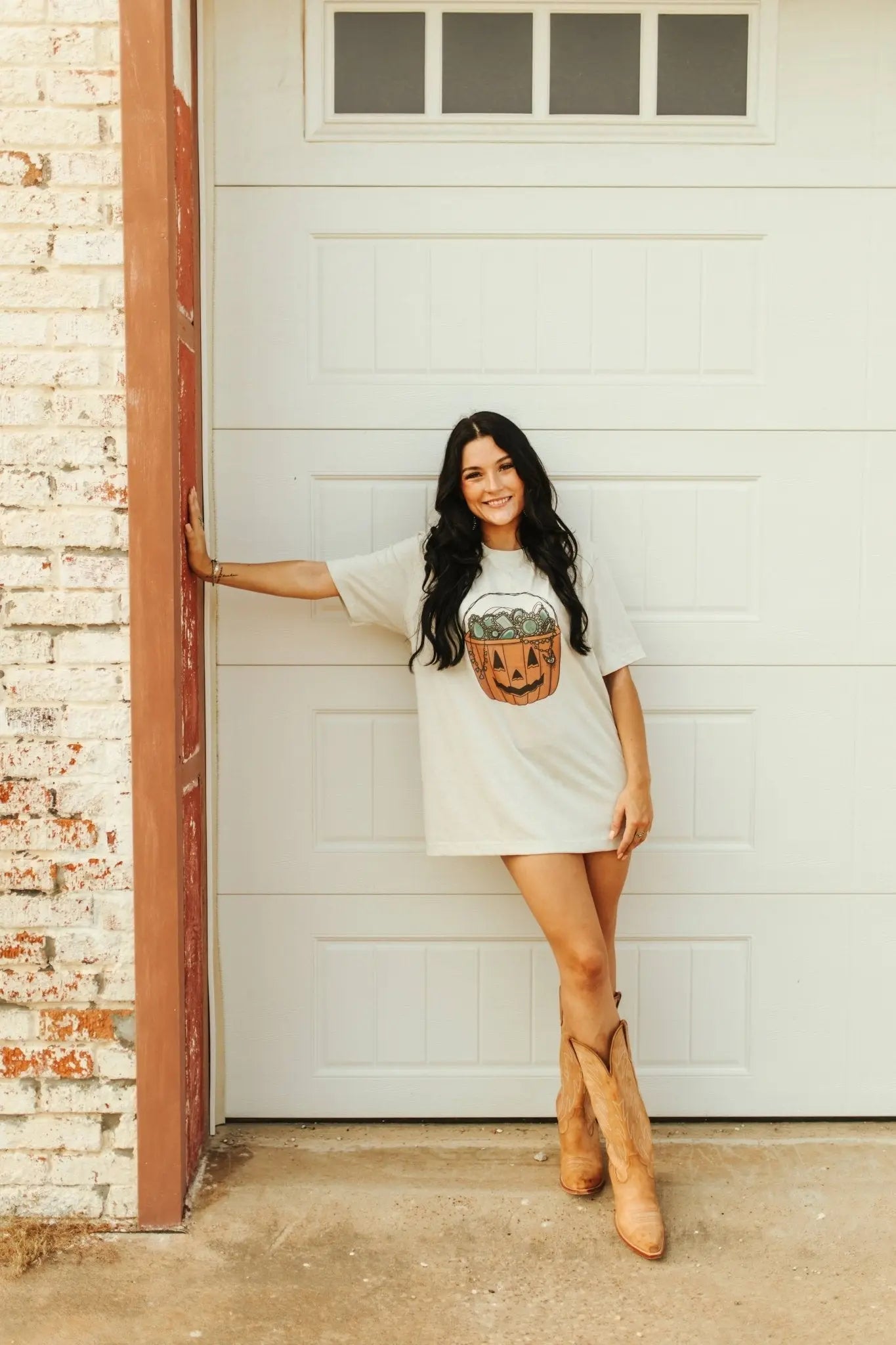 Turquoise Treats Halloween Graphic Tee Wild Junkie
