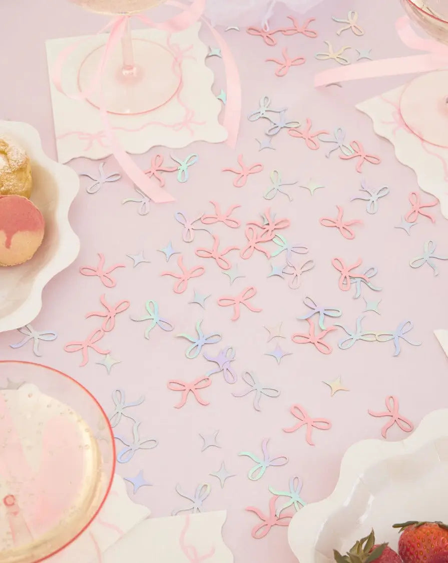 Tying the Knot Confetti - 200 pc iridescent foil confetti xo, Fetti