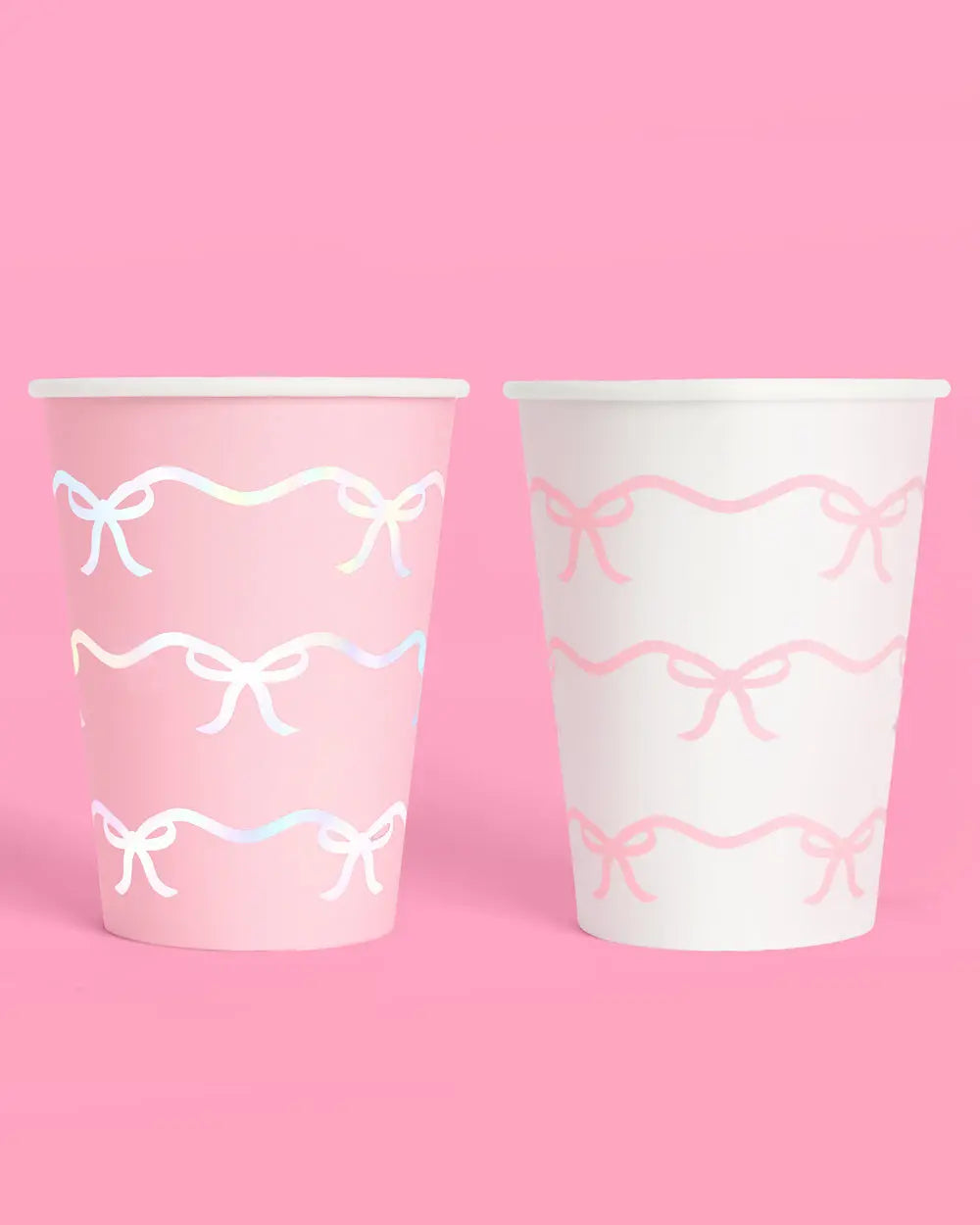 Tying the Knot Cups - 24 paper 14 oz cups xo, Fetti