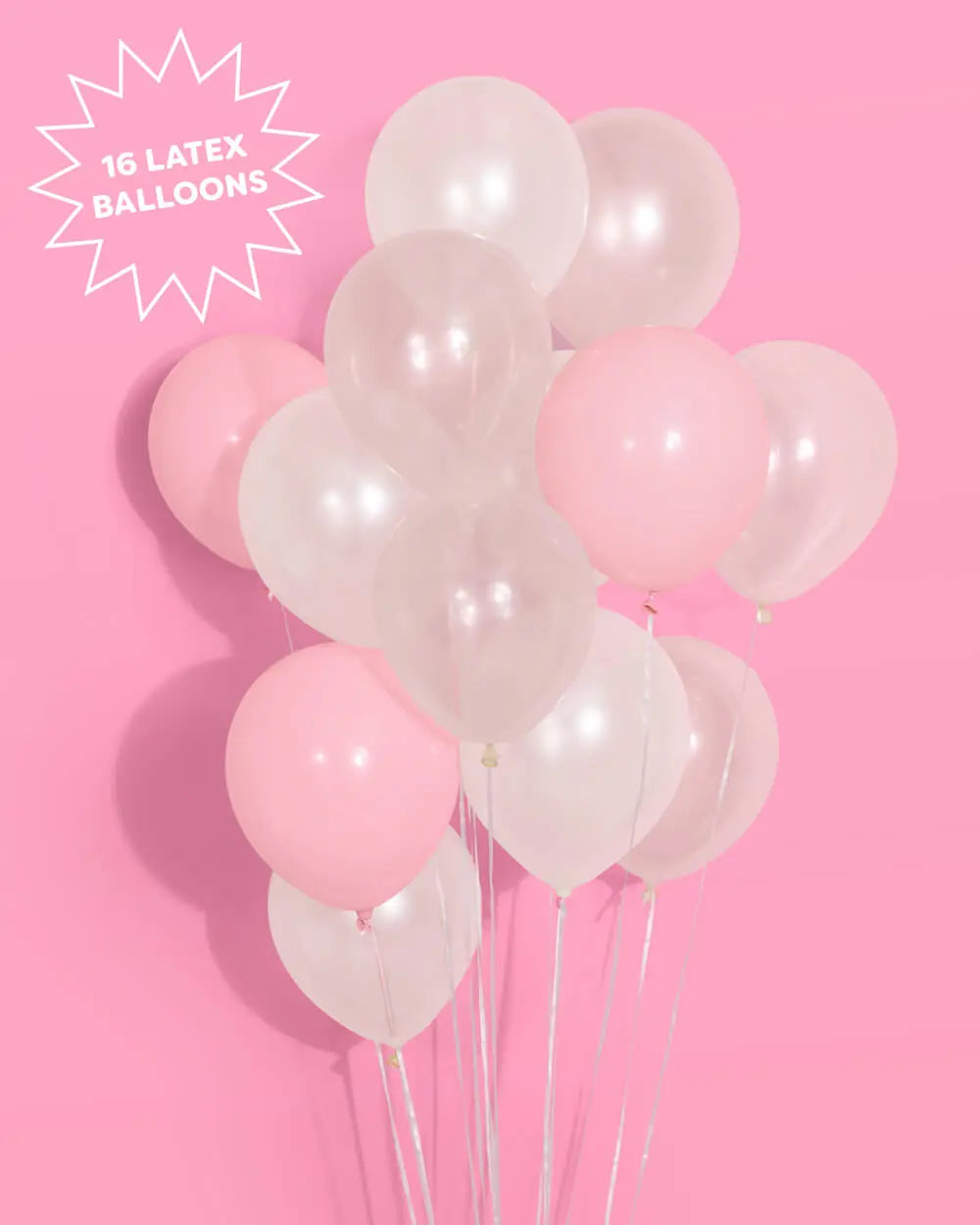 Tying the Knot Pack - 20 pc balloon set xo, Fetti