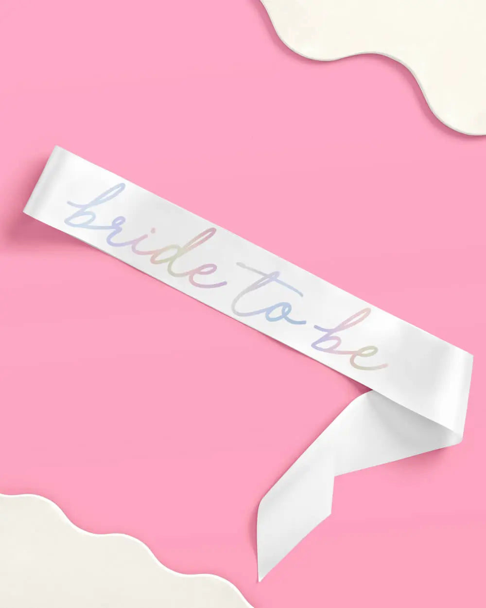 Tying the Knot Pack - sash, veil + gloves xo, Fetti