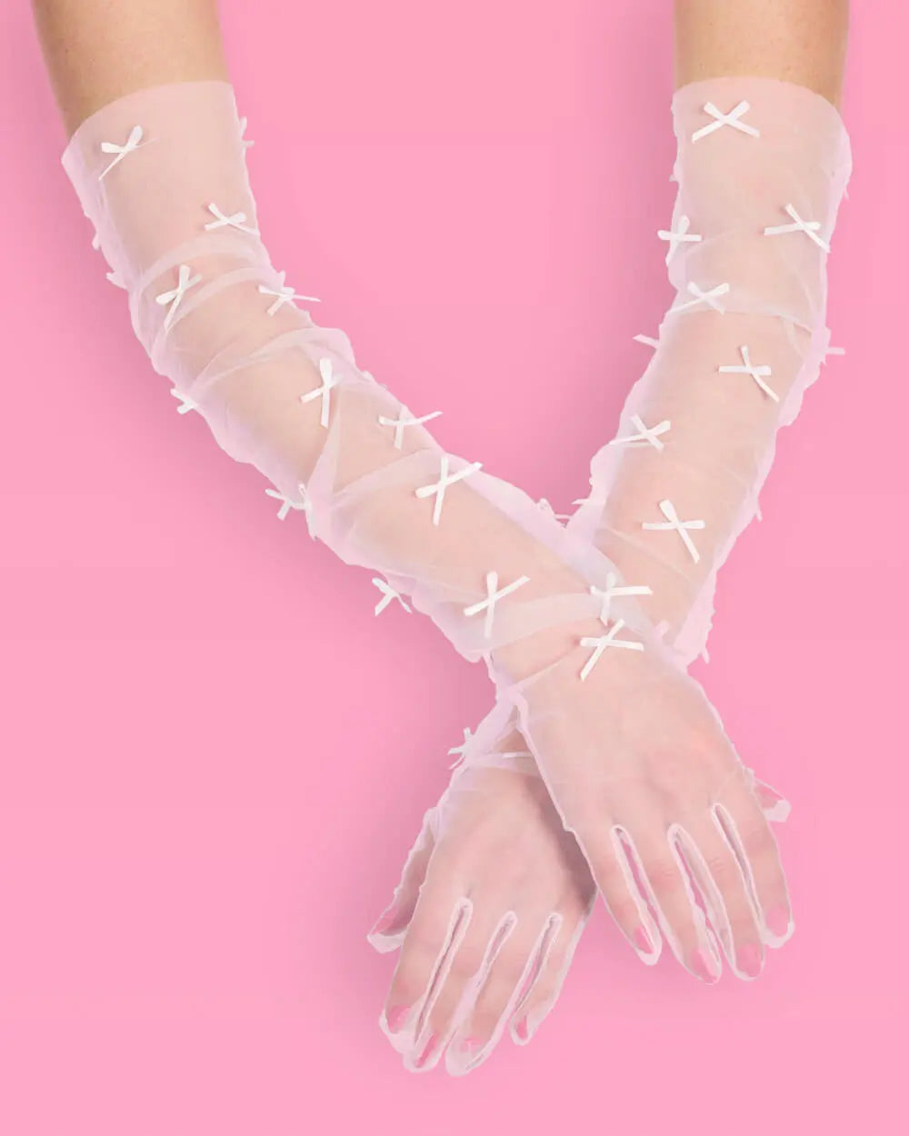 Tying the Knot Pack - sash, veil + gloves xo, Fetti