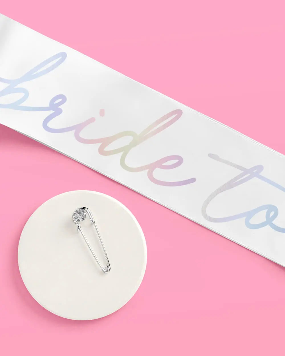 Tying the Knot Pack - sash, veil + gloves xo, Fetti