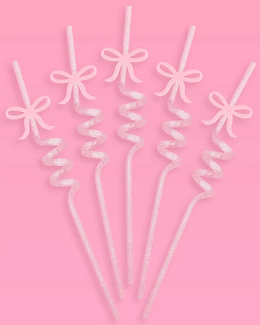Tying the Knot Straws - 12 reusable straws xo, Fetti