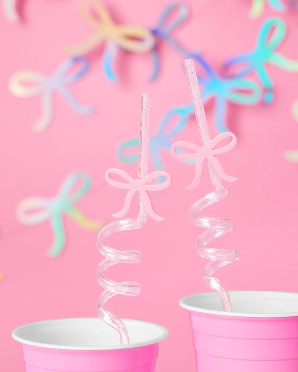 Tying the Knot Straws - 12 reusable straws xo, Fetti