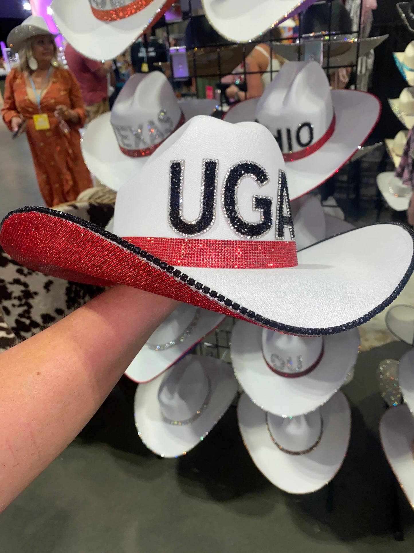 UGA Hat Rhinestone Cowgirl