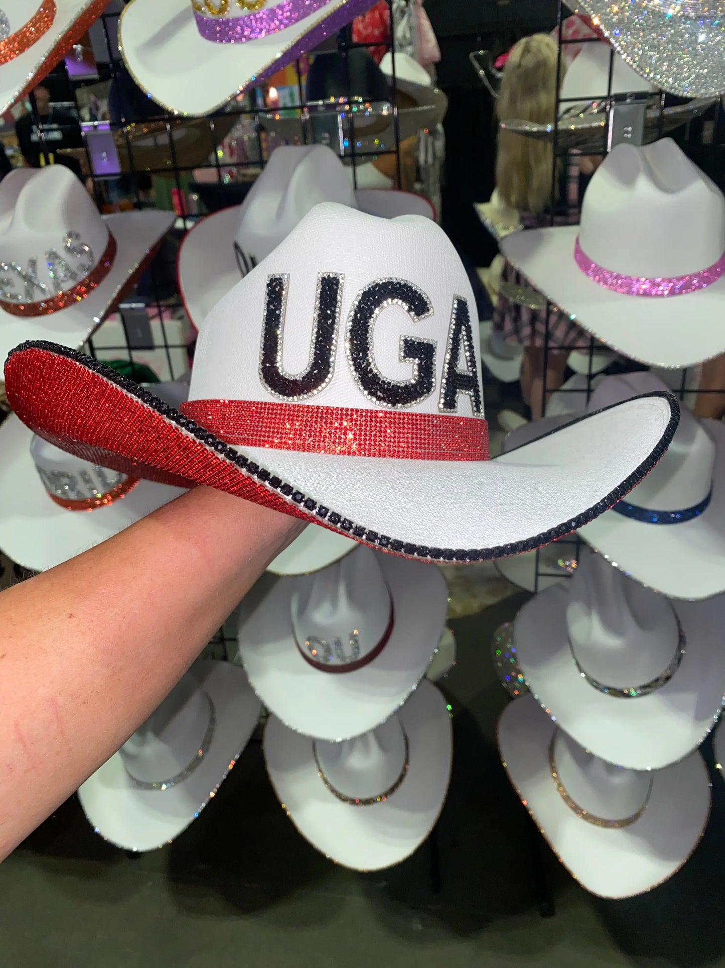 UGA Hat Rhinestone Cowgirl