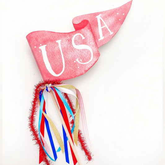 USA Party Pennant Cami Monet