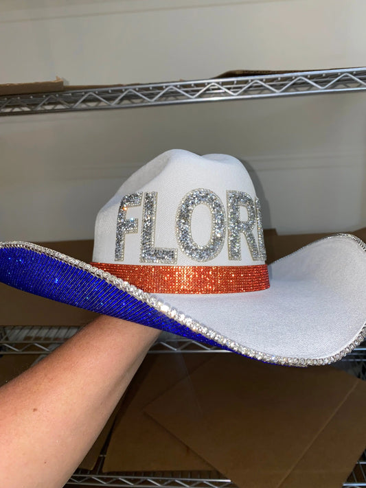 University of Florida Hat Rhinestone Cowgirl
