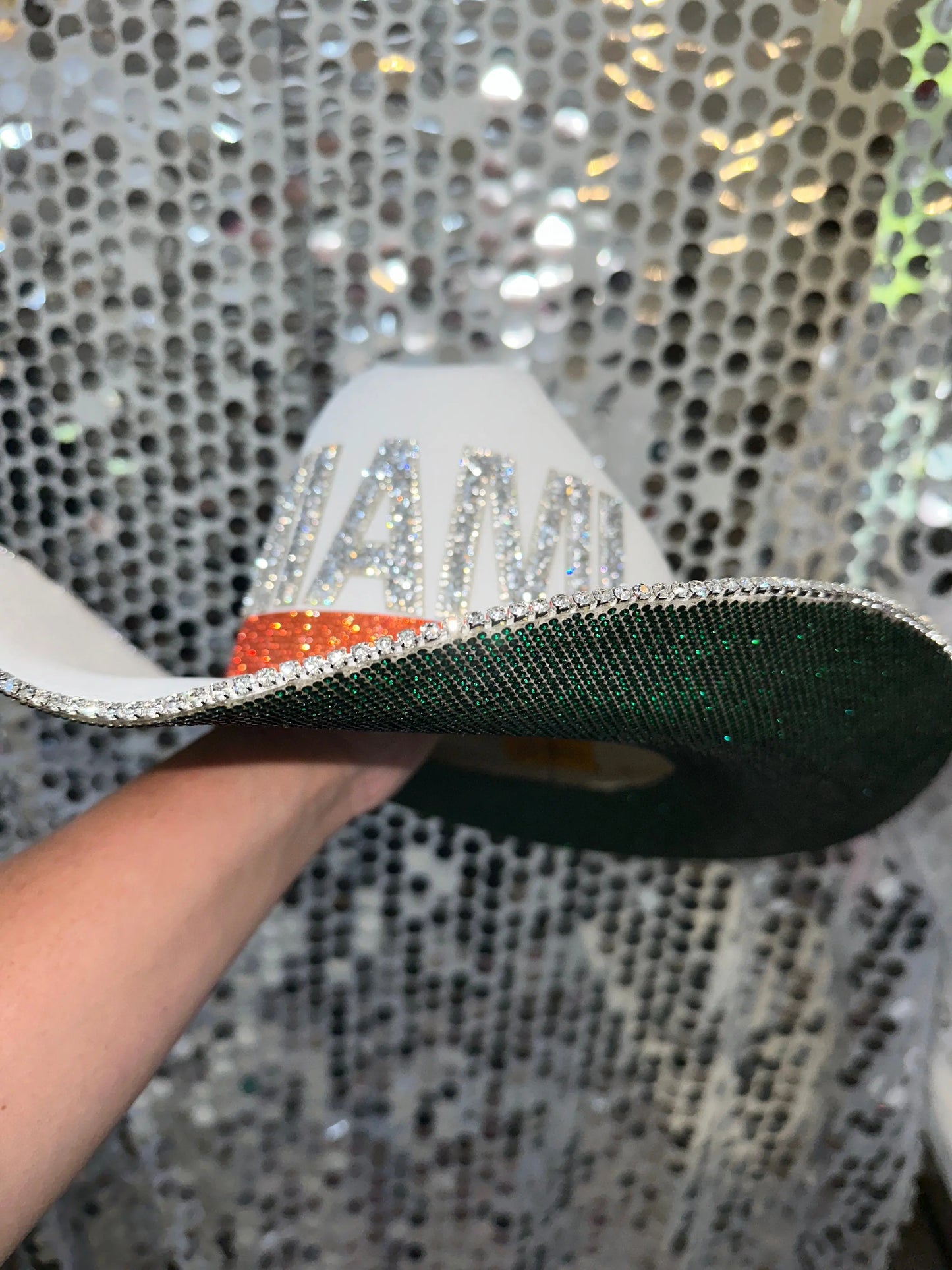 University of Miami Hat Rhinestone Cowgirl