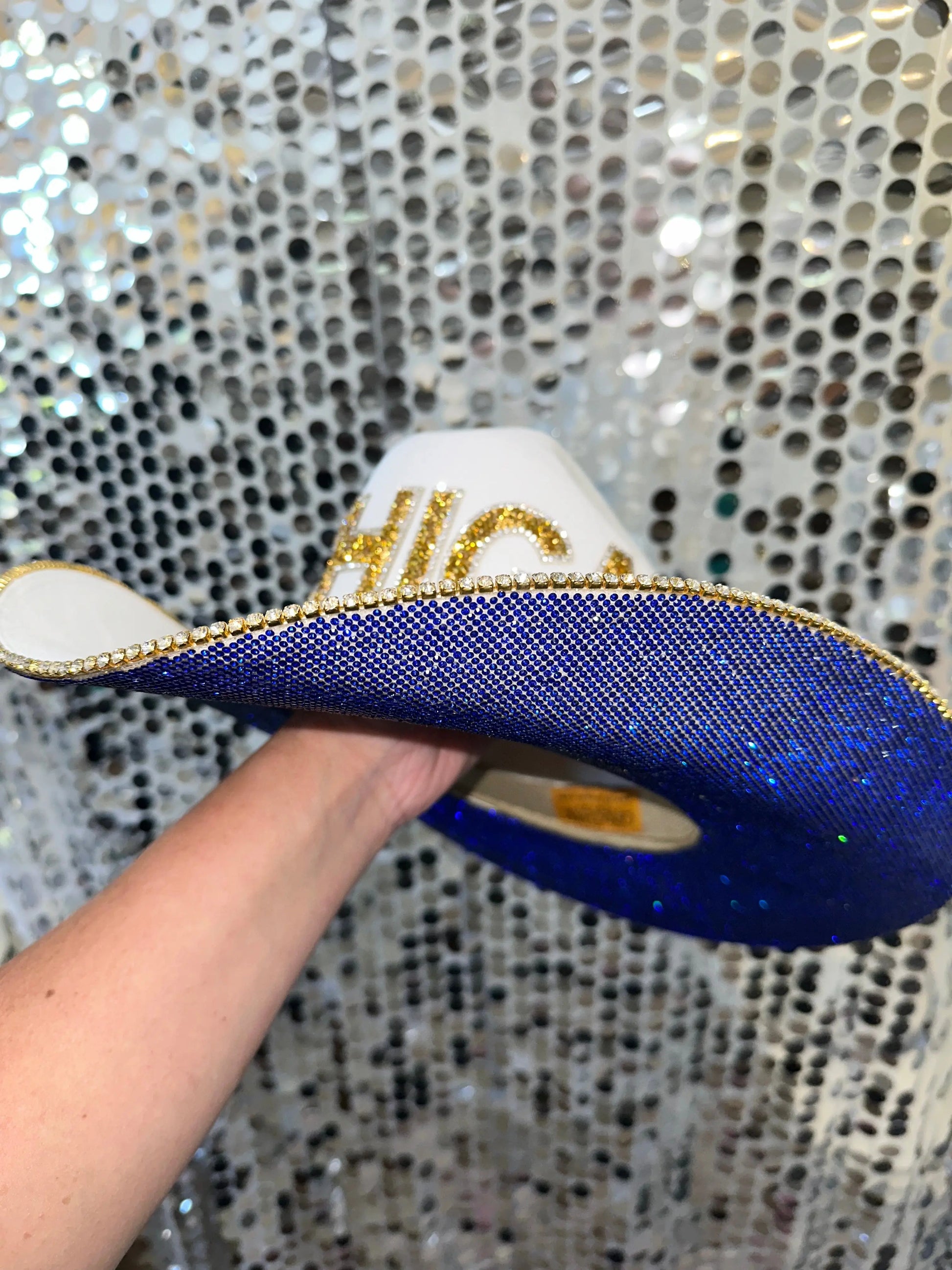 University of Michigan Hat Rhinestone Cowgirl